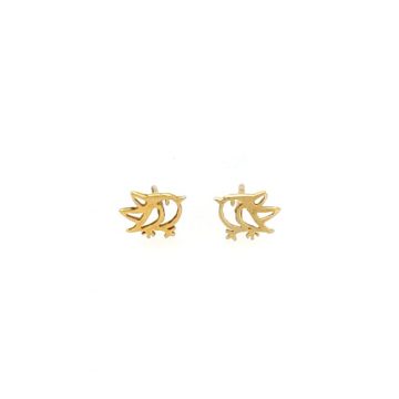 Children’s earrings, gold Κ14 (585°)