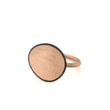SARINA δαχτυλίδι γυναικείο ασήμι (925°) ροζ χρυσό με οξείδωση, PA1913AK