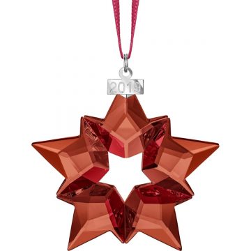 SWAROVSKI Holiday Ornament, A.E. 2019 decoration, Star, Red,5476021