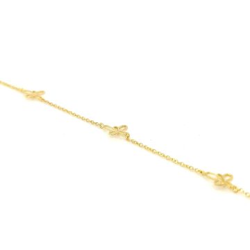 Women’s bracelet, gold Κ9 (375°) with a butterfly