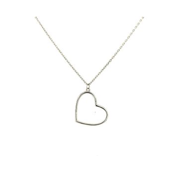 Women’s necklace, silver (925 °) with heart