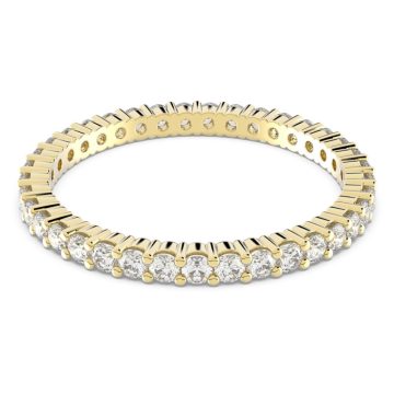 SWAROVSKI Vittore ring White, Gold-tone plated,size55,5530902