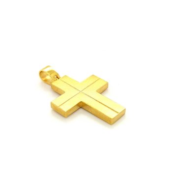 Ανδρικός σταυρός, χρυσός K14 (585°)