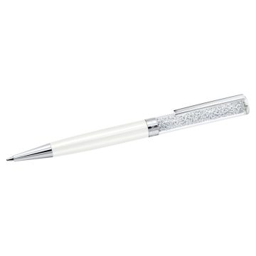 SWAROVSKI Crystalline ballpoint pen White, Chrome plated, 5224392