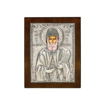 Greek Orthodox Icon, Silver 925 ° 23 x 17 cm
