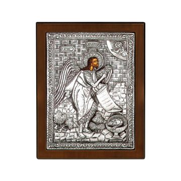 Greek Orthodox Icon, Silver 925 ° 23 x 17 cm