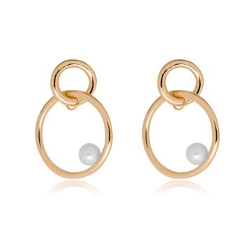 JOOLS Women’s Earrings Hoops, Silver (925°), FSE3018.1